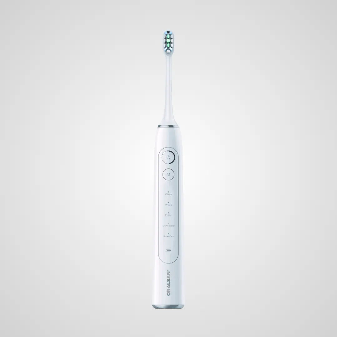 ORALSAN® ST8 Spazzolino Elettrico Sonico - 5 Modalità, 38.000 Oscillazioni, Setole DuPont Diamond Ids SpA