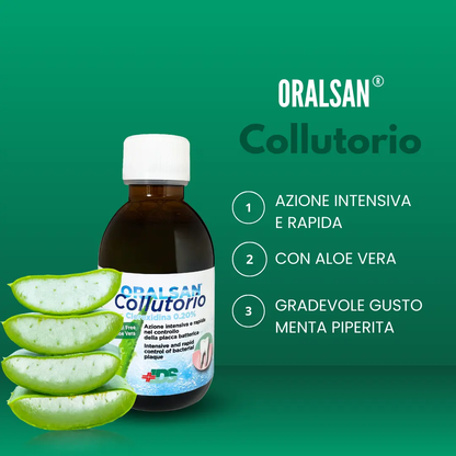 ORALSAN® Collutorio alla Clorexidina 0,20% – 200 ml - Protezione Completa per Gengive e Igiene Orale Ids SpA