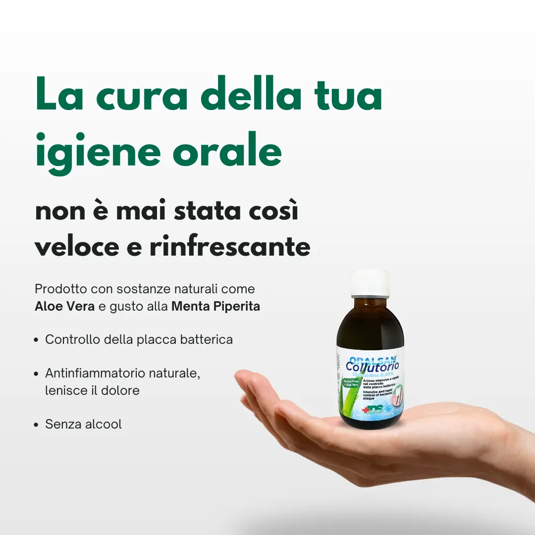 ORALSAN® Collutorio alla Clorexidina 0,20% – 200 ml - Protezione Completa per Gengive e Igiene Orale Ids SpA