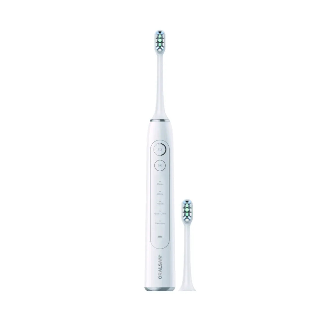 ORALSAN® ST8 Spazzolino Elettrico Sonico - 5 Modalità, 38.000 Oscillazioni, Setole DuPont Diamond Ids SpA